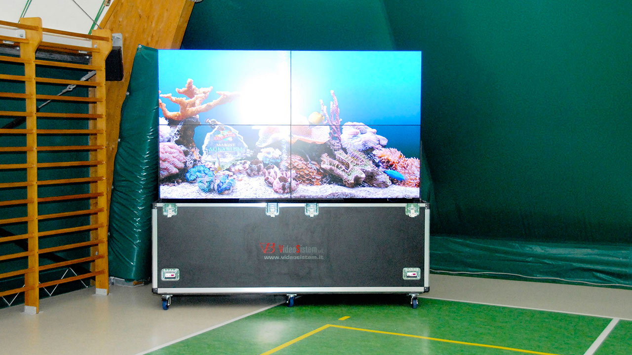 vIdeowall 2X2 Motorizzato