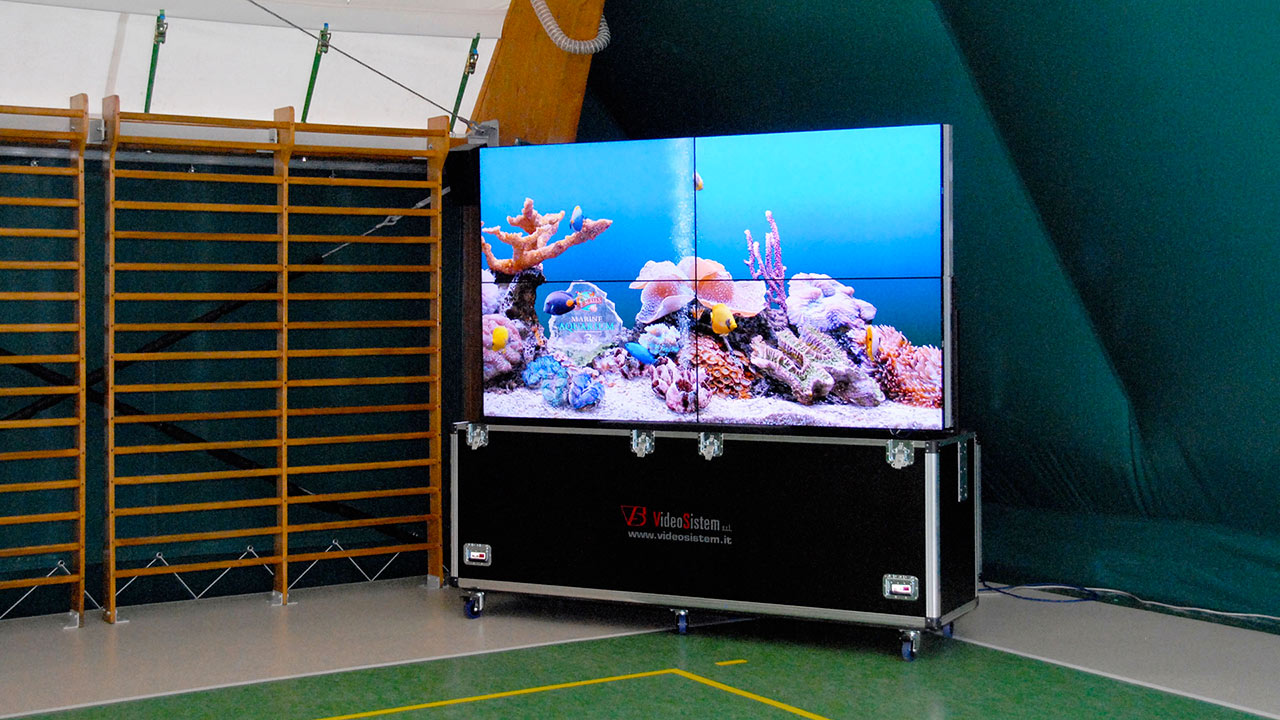 videowall 2X2 Motorizzato